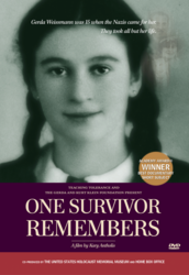 Cover for the film 'One Survivor Remembers,' a film focused on Gerda Weissmann, a holocaust survivor.