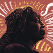 Illustration of Toni Morrison with her quote "If you are free, you need to free somebody else" surrounding her head."